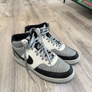 Nike Court Vision Mid size 8.5  Light Smoke Grey/Sail/Black